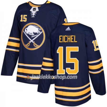 Miehille NHL Buffalo Sabres Pelipaita Jack Eichel 15 Adidas 2017-2018 Laivastonsininen Authentic